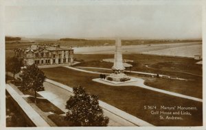 Martyrs Monument, Golf House and Links, St. Andrews by Unbekannt