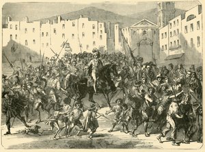 Masaniello Haranguing the Populace of Naples, 7 July 1647, 1890 by Unbekannt