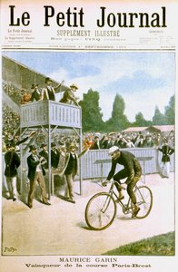 Maurice Garin Winning the Paris-Brest Cycle Race, 1901