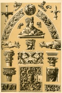Medieval architectural ornament and sculpture, 1898