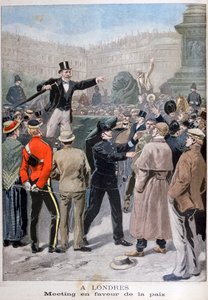 Meeting in favour of peace, London