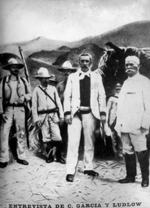 Meeting of General Garcia with Brigadier Ludlow