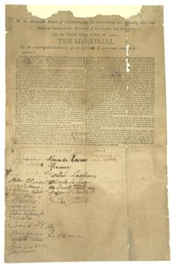Memorial to Honorable Board of Commissioners for Adjusting Land Claims in Territory of Louisiana, 1803-1815 by Unbekannt