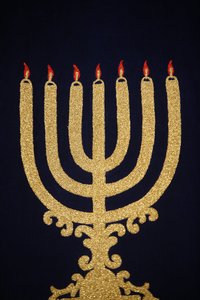 Menorah in Stadttempel Synagogue, Vienna, Austria by Unbekannt