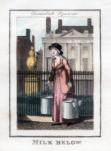 Milk Below!, Cavendish Square, London, 1805 by Unbekannt