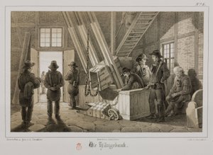 Mining, Metal Ores Pithead of a Mine, Germany, c 1851