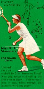 Miss K. E. Stammers - Forehand Drive by Unbekannt