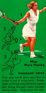 Miss Mary Heeley - Forehand Drive, c1935 by Unbekannt