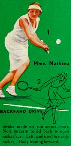 Mme. Mathieu - Backhand Drive by Unbekannt