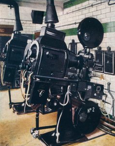 Modern cinema operating box by Unbekannt