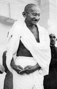 Mohandas Karamchand Gandhi, Indian Nationalist leader