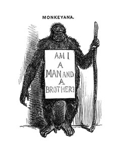 Monkeyana: Am I a Man and a Brother, 1861 by Unbekannt