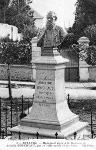 Monument to Aristide Boucicaut Outside His Home in Bellême, France
