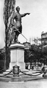 Monument to Charles XII, Gardens Behind the Royal Opera House, Stockholm, Sweden, c. 1923