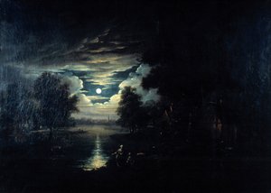 Moon Reflected in a Lake, 17th century