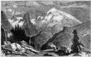 Mount Shasta, northern peak of the Sierra Nevada, California, USA