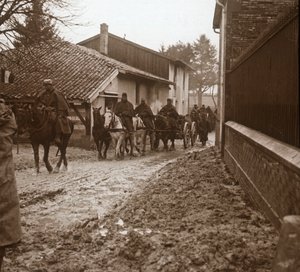 Mounted French Soldiers with Artillery