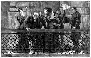 Mr Gladstone Addressing the Crowd from the Balcony