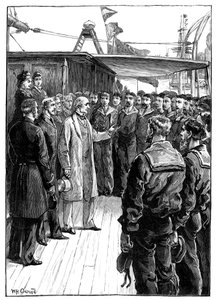 Mr. Gladstone Addressing the Officers and Crew of the Grantully Castle by Unbekannt