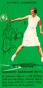 Mrs. Sperling - Defensive Backhand Drive