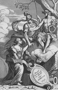 Musick Introduced to Apollo by Minerva by Unbekannt