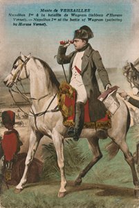 Napoleon at the Battle of Wagram by Unbekannt