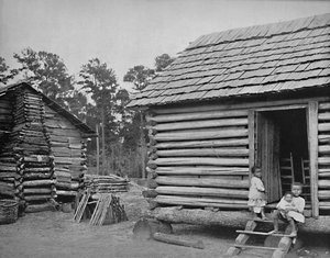 Negro Log Huts, Thomasville, Georgia