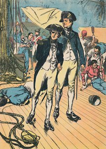 Nelson on the Victory at Trafalgar