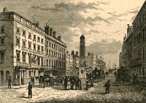 New Bridge Street and the Obelisk in 1755, 1897
