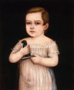 Child with Toy Parrot