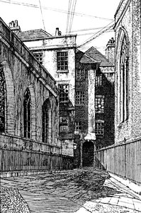 No. 8, Cliffords Inn, and Hall on Left
