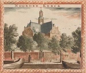Noorder Kerck, in: Tooneel Der Voornaamste Nederlands Huizen, En Lust Hoven, Naar T Leven by Unbekannt