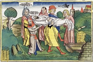 The Death of Aaron by Unbekannt