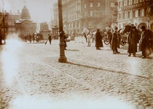 Okhotny Ryad Hunting Row, Moscow, Russia by Unbekannt