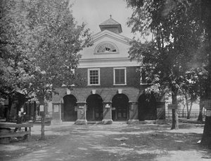 Old Court House, Bowling Green, Virginia by Unbekannt