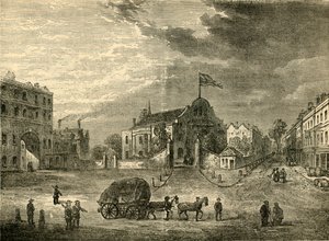 Old Kensington Church, about 1750