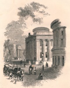 Old Town Hall and Commercial Buildings, Leeds, 19th Century by Unbekannt