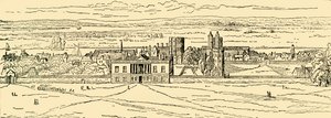Old View of Greenwich Palace. After Hollar