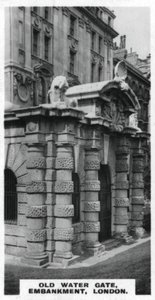 Old Water Gate, Embankment, London