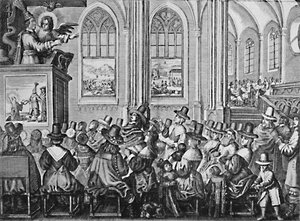 Oliver Cromwell Preaching, c1650, 1903