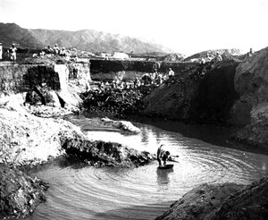 Opencast mine, Korea, 1900