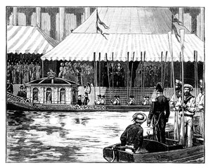 Opening of the London Coal Exchange, Royal Procession, Custom-House Quay, London by Unbekannt
