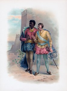 Othello and Iago, 1891 by Unbekannt