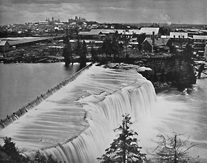 Ottawa, Canada, from Rideau Falls
