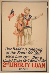 Our Daddy is Fighting at the Front for You. 2nd Liberty Loan by Unbekannt