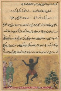 Page from Tales of a Parrot Tuti-nama: Twenty-second Night: The Court Jester by Unbekannt