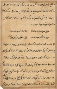 Page from Tales of a Parrot Tuti-nama: text page by Unbekannt