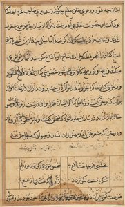 Page from Tales of a Parrot Tuti-nama: Text Page by Unbekannt