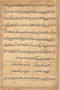 Page from Tales of a Parrot Tuti-nama: Text Page, c. 1560 by Unbekannt