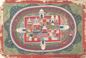 Page from a Dispersed Bhagavata Purana Manuscript: Life of Krishna by Unbekannt